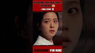 BLACKPINK JISOO SAW REAL GHOST 😱 TRUE HORROR STORY 💀#blackpink #jisoo #shorts #horrorstories
