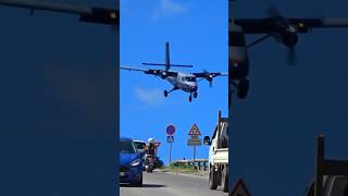 Challenge St Barts Airport - Spectacular Twin Otter DHC-6 landing #aviation #planespotting #travel