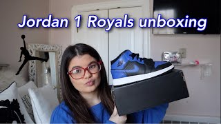 JORDAN 1 ROYALS UNBOXING/ REVIEW