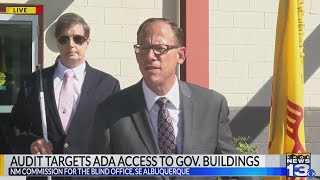 News Conference: Audit highlights ADA access issues at New Mexico gov. buildings