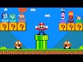 Super Mario Bros. But All Inside Out 2 Characters Are Custom Flowers | Game Animation