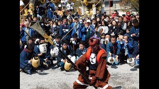 住吉神社北条節句祭本宮　御旅所　西郷龍王舞（平成３０年４月８日）