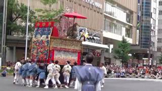 【祇園祭2017】黒主山の辻回し/Kuronushi yama【Gion festival】