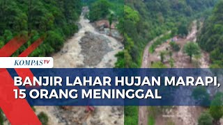 Diterjang Banjir Lahar Hujan Gunung Marapi, Akses Padang-Bukittinggi Putus Total