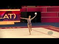 POLSTJANAJA Jelizaveta (LAT) - 2019 Rhythmic Worlds, Baku (AZE) - Qualifications Ball