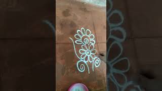 Easy Flowers Design Rangoli | रंगोली |Easy and quick Rangoli designs