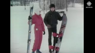 L’apparition de la planche à neige sur les pentes du Québec en 1986