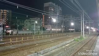 【JR京都線千里丘駅】貨物の通過(福山と佐川有り)