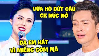 VỪA HÒ DỨT CÂU GK KHÓC SƯNG MẮT vì \