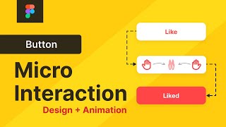 Button Micro-Interaction Using Smart Animate in Figma | Figma Animation Tutorial - 02