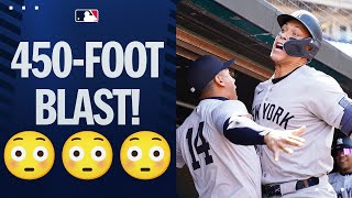 Aaron Judge MOONSHOT! Yankees slugger blasts one 450 feet!