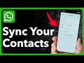 How To Sync WhatsApp Contacts On iPhone