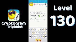 Cryptogram Tripledot Level 130 Answer | SolutionGuruji