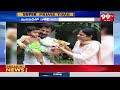 మనవడితో సరదాగా cm revanth reddy celebrated holi with his grandson 99tv