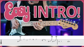 EASY and SLOW BLUES INTRO with TABS