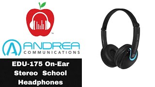 EDU-175 On Ear Stereo School Headphones