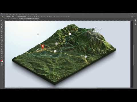 From Google Maps and heightmaps to 3D Terrain - 3D Map Generator Terrain - Photoshop From Google Maps and heightmaps to 3D Terrain - 3D Map Generator Terrain - Photoshop