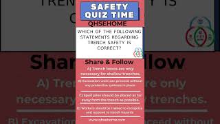 SAFETY QUIZ-60 | Comment your answer #qhsehome #safetyfirst #hse #quiz #shorts #training #quiztime