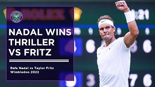 Rafael Nadal vs Taylor Fritz | Wimbledon 2022 | Extended Highlights