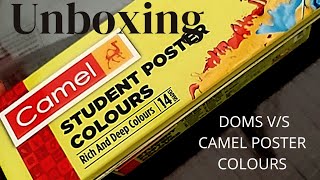 Camel Poster colours vs Doms poster colours|| Camel poster colours|| Doms poster colours