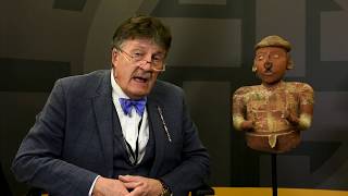 Pre-Columbian Large Polychrome Statue 0198 with Tim Wonnacott