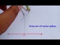 how to draw parallel lines at given distance