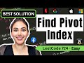 Find Pivot Index - LeetCode 724 - Python #leetcode #leetcode75