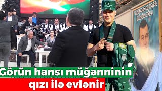 Şəhid Xudayar Yusifzadənin qardaşının toyundan görüntülər - Görün hansı müğənninin qızı ilə evlənir