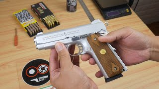 Blank Gun KUZEY M1911 COLT'S 100 ปี สีเงินด้าน 4 นิ้ว แบลงค์กัน