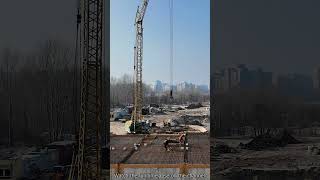 Crazy Fast Construction! 10 Hours in 20 Seconds!  #Timelapse #Construction #Building #HeavyMachinery