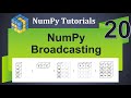 Machine Learning Tutorial Python NumPy : 20. NumPy Broadcasting | 3 Rules (Code Implementation)
