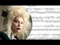 Lady Gaga — Happy Mistake — Piano Sheet Music