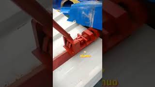 Portable roof ridge tile punching machine - customized for Brazilian customers #building #roofing