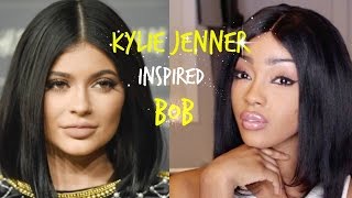 DIY BOB WIG: HOW TO CUT AND STYLE | KYLIE JENNER INSPIRED BOB