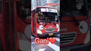 Cute #Gani Red Bus ❤️❤️❤️ 9707 가니버스