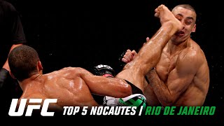 Top 5 Nocautes do UFC no Rio de Janeiro