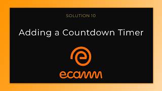 How to Add a Countdown Timer in Ecamm