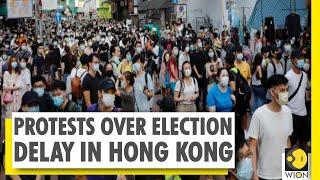 Hong Kong police arrest around 300 at Pro-Democracy camp protests over poll delay | World News