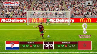 PES 2021 - Croatia vs Morocco - Penalty Shootout - FIFA World Cup 2022 - Gameplay PC