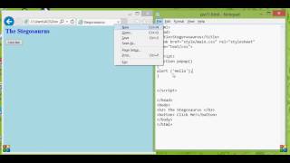 Add JavaScript alert to a web page
