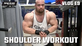 IFBB Bodybuilder Markus Heinänen - Shoulder workout 4.12.12015