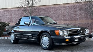 1988 Mercedes-Benz 560SL with 54,500 miles Black pearl/gray leather 1/21/25