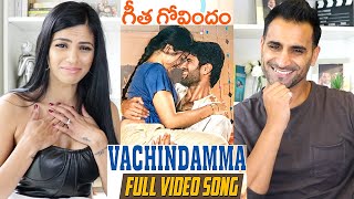 VACHINDAMMA (Full Video Song REACTION!!) | Geetha Govindam | Vijay Devarakonda, Rashmika Mandanna