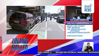 MMDA, nagsagawa ng clearing operations sa mga lugar na daraanan ng prusisyon ng... | Unang Balita