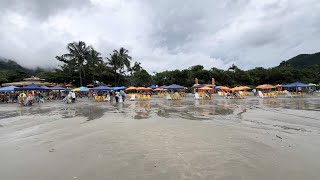 Mesmo com chuva deu praia em Ubatuba SP