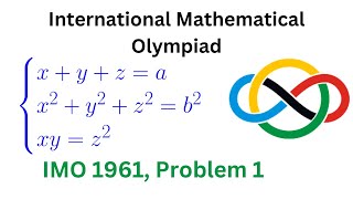 International Math Olympiad, IMO 1961, Problem 1