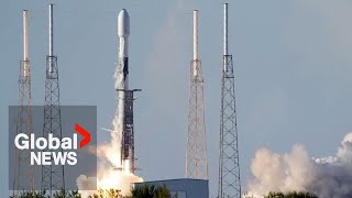 SpaceX launches Falcon Heavy rocket into orbit on US Space Force mission | FULL
