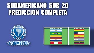 Sudamericano Sub 20 Colombia 2023 🇨🇴 | Predicciones Completas | 🔥🏆