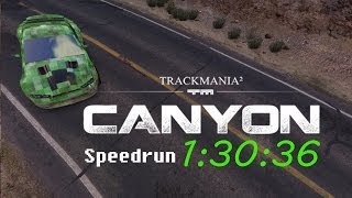 TrackMania² Canyon Speedrun in 1:30:36