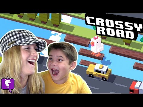 CROSSY ROAD Aplicación de videojuegos Sorpresas de juguetes con HobbyMom y HobbyPig